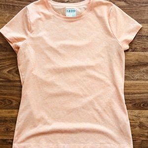 Izod Womens Fitness Tee Short Sleeve Polyester